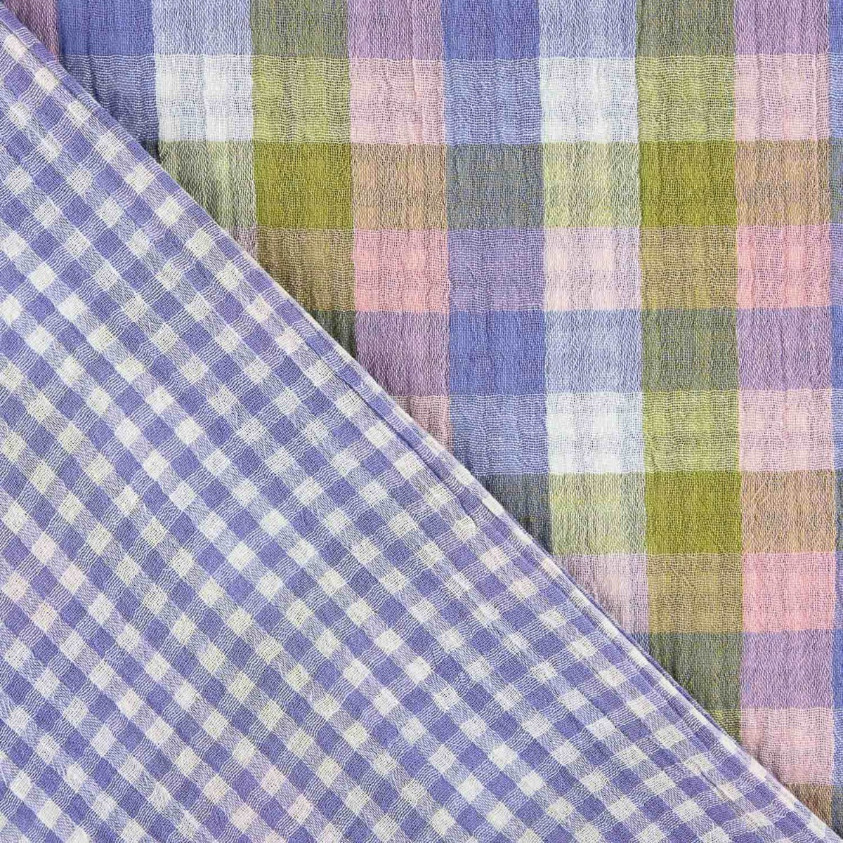 Doppelte Gaze Bambula Reversible Square Pastell - Ribes y Casals