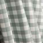 Feines Vichy-Karo-T-Shirt in Salbeigrün - Ribes y Casals