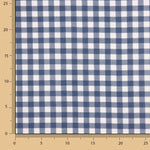 Feines Vichy-Karo-Flanell, blau - Ribes y Casals