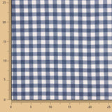 Feines Vichy-Karo-Flanell, blau - Ribes y Casals