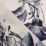 Bedruckter Polyester-Satin „Nachtgarten“ - Ribes y Casals