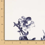 Bedruckter Polyester-Satin „Nachtgarten“ - Ribes y Casals