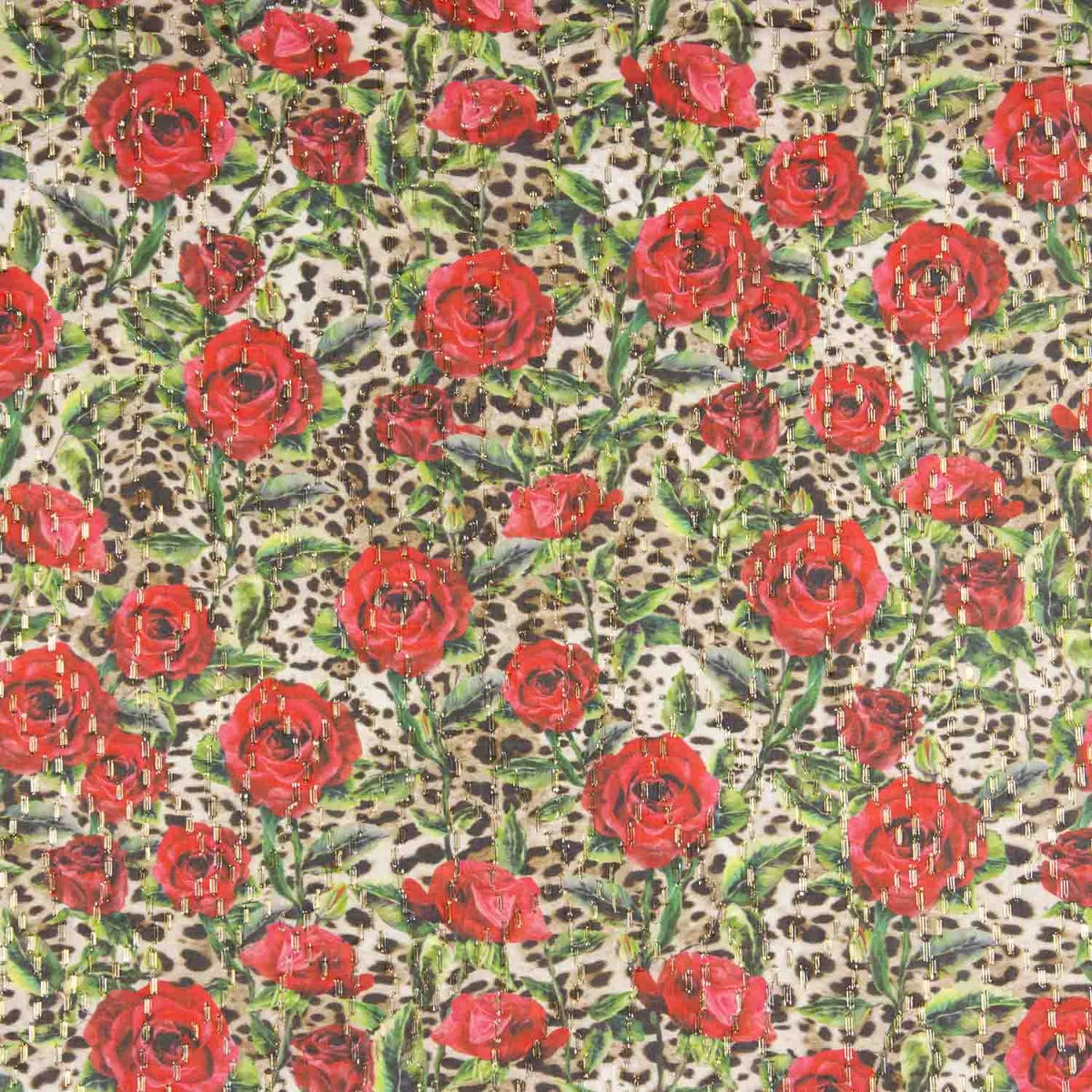 Gaze Georgette Lurex Wildes Rosa - Ribes y Casals