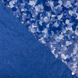 Georgette Pailletten Maxibälle Blau - Ribes y Casals