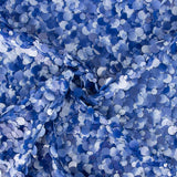 Georgette Pailletten Maxibälle Blau - Ribes y Casals