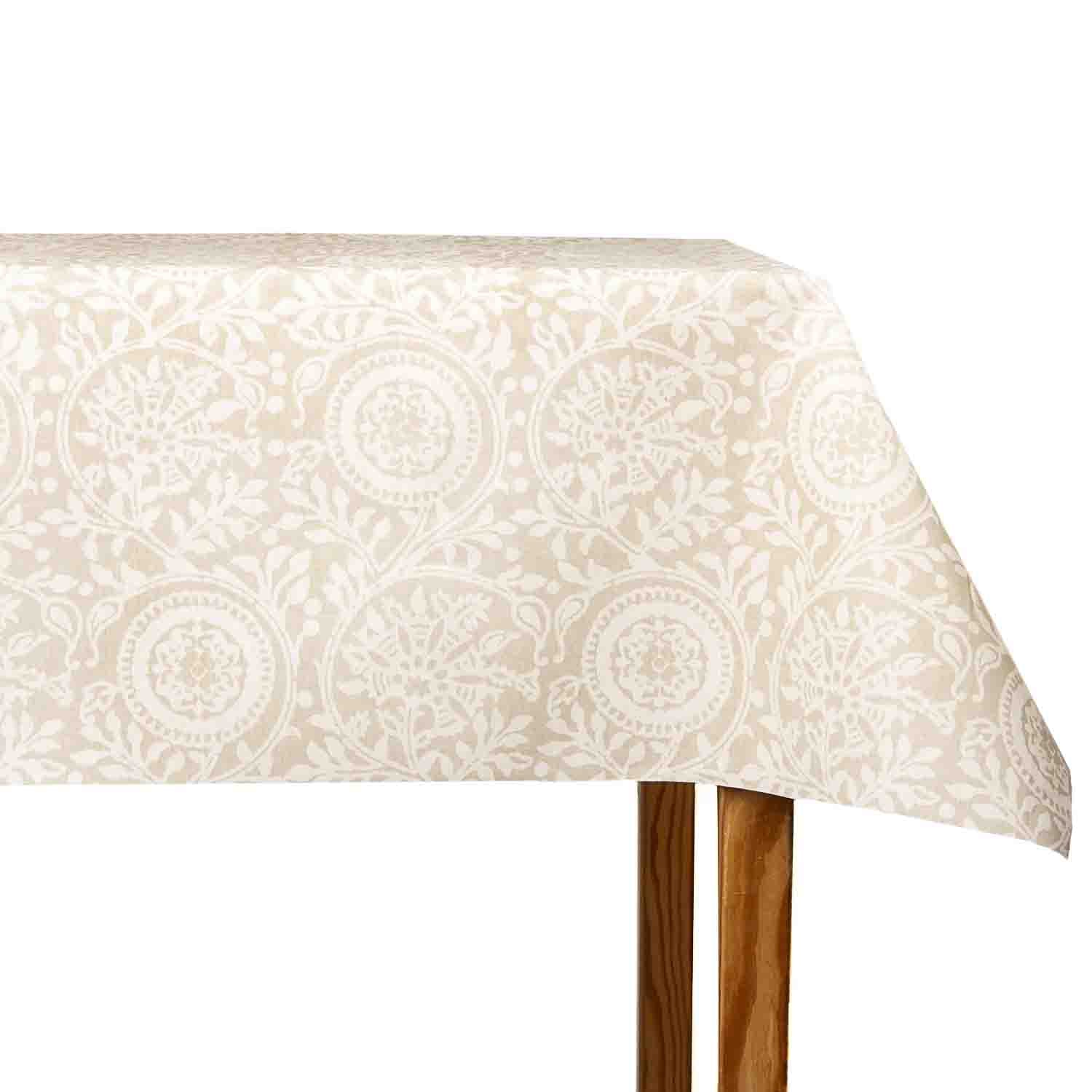 Beige Damast Tischdecke aus Harz - Ribes y Casals