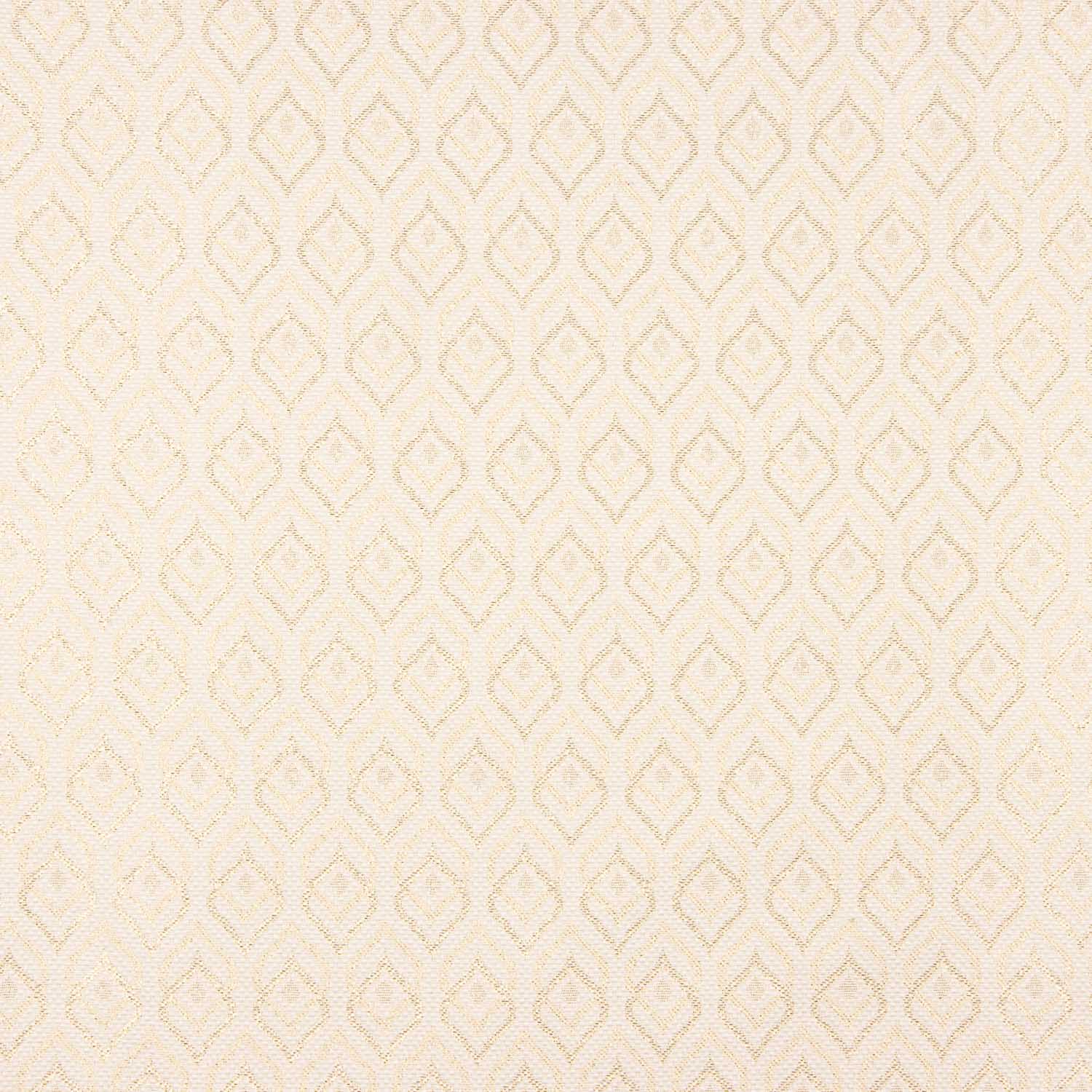 Jacquard-Leinwand Teardrop Lurex Ecru - Ribes y Casals