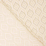 Jacquard-Leinwand Teardrop Lurex Ecru - Ribes y Casals