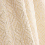 Jacquard-Leinwand Teardrop Lurex Ecru - Ribes y Casals