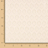 Jacquard-Leinwand Teardrop Lurex Ecru - Ribes y Casals