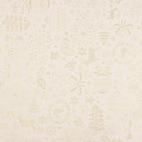 Jacquard-Leinwand Weihnachten Lurex Ecru - Ribes y Casals