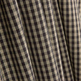 Dunkelgrau-Camel Vichy Cotton Retal - Verschiedene Größen x Breite 140 cm - Ribes y Casals