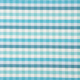 Blau Grünlich Blau Kariert Feinleinen - Ribes y Casals
