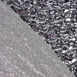Pailletten Lycra Silber Muscheln - Ribes y Casals