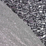 Pailletten Lycra Silber Muscheln - Ribes y Casals