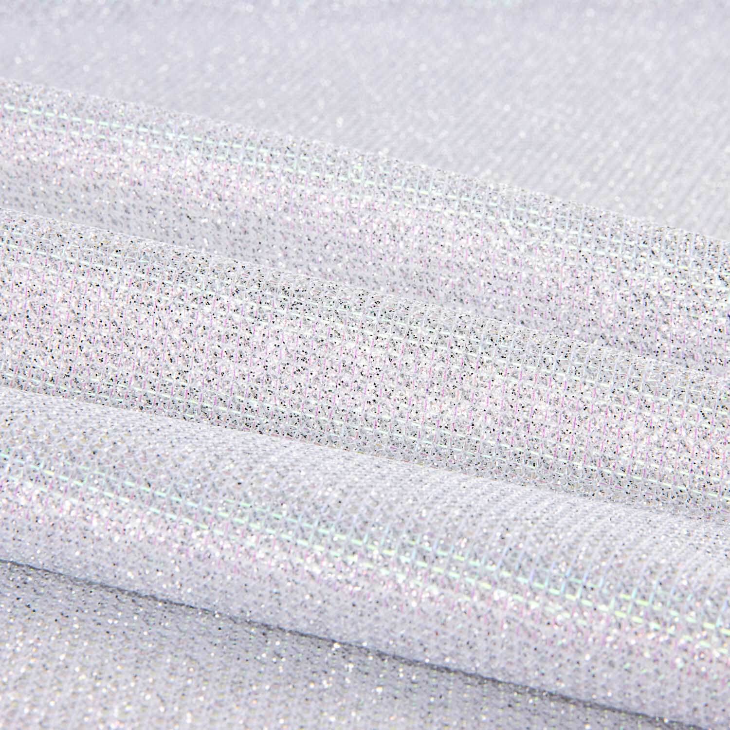 Melody Glitter Dot Silber Weiß - Ribes y Casals