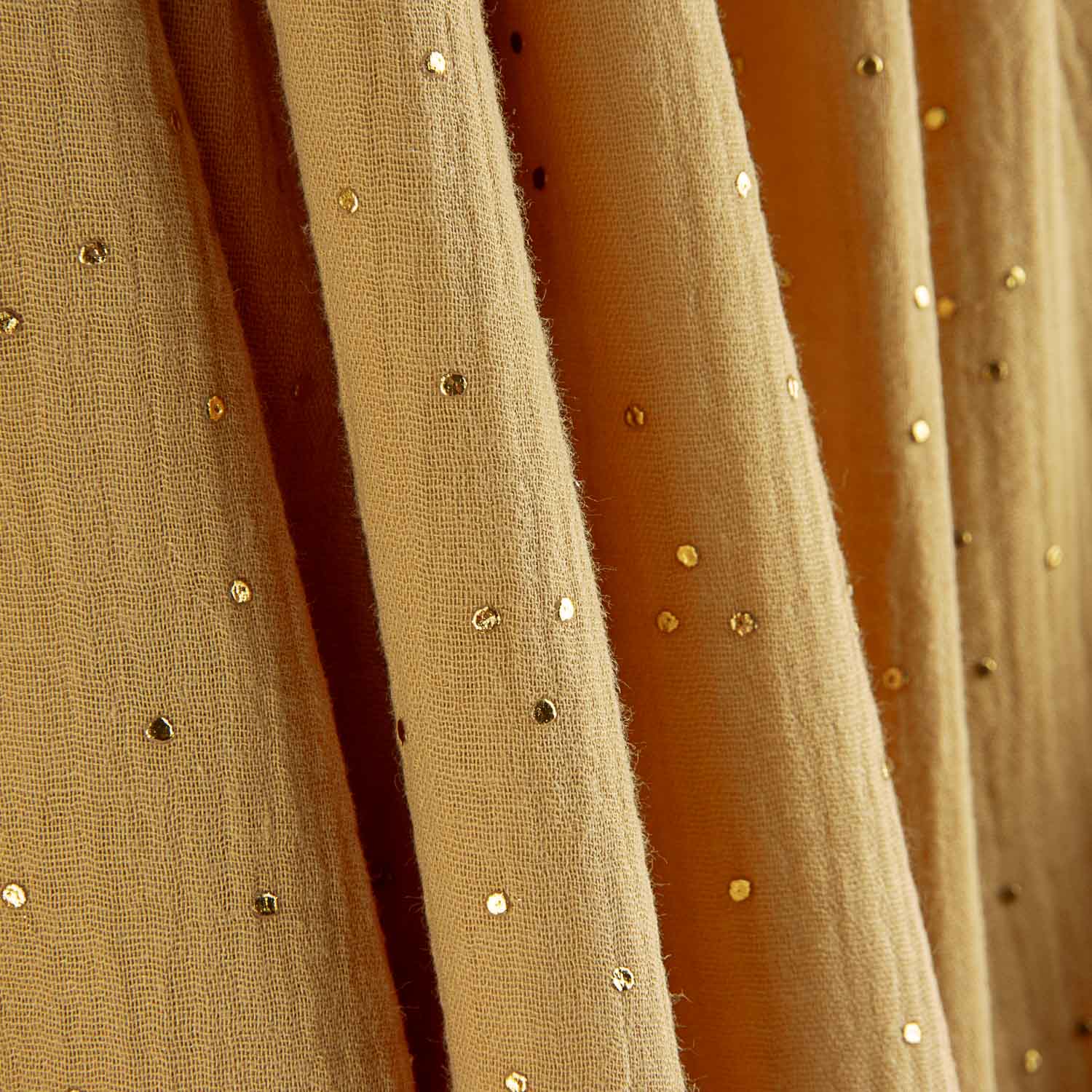 Bambula Lurex Baumwolle Konstellation Kamel - Ribes y Casals