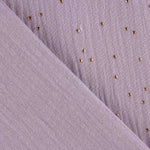 Reststück Baumwoll-Lurex-Stoff „Constelación“ Helllila – Verschiedene Maße x Breite 140 cm - Ribes y Casals