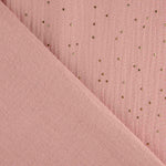 Bambula Baumwolle Lurex Bambula Sternbild Rosa - Ribes y Casals