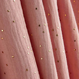 Bambula Baumwolle Lurex Bambula Sternbild Rosa - Ribes y Casals