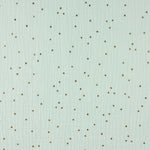 Bambula Baumwolle Lurex Konstellation Aqua Grün - Ribes y Casals