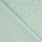 Bambula Baumwolle Lurex Konstellation Aqua Grün - Ribes y Casals