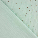 Bambula Baumwolle Lurex Konstellation Aqua Grün - Ribes y Casals