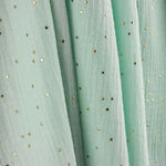 Bambula Baumwolle Lurex Konstellation Aqua Grün - Ribes y Casals