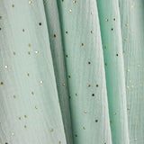 Bambula Baumwolle Lurex Konstellation Aqua Grün - Ribes y Casals