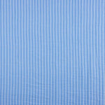 Reststück Musselin, doppellagiger Gaze, zweifarbig mit Streifen in Blau – verschiedene Maße x Breite 150 cm - Ribes y Casals