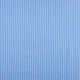 Reststück Musselin, doppellagiger Gaze, zweifarbig mit Streifen in Blau – verschiedene Maße x Breite 150 cm - Ribes y Casals