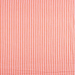 Musselin-Reststück, doppellagig, mit Streifen, zweifarbig, rot – verschiedene Maße, Breite 150 cm - Ribes y Casals