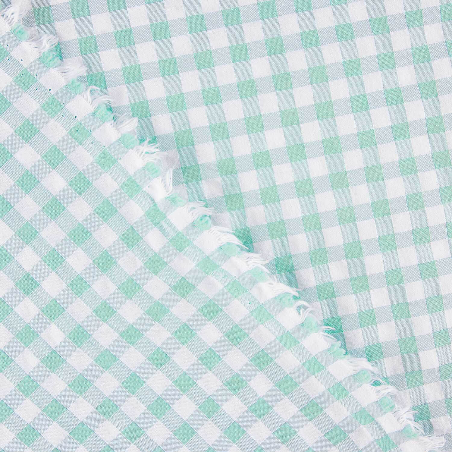 Seersucker Plaid Soft Green - Ribes y Casals