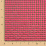 Seersucker Rosa und Grau Vichy-Quadrate - Ribes y Casals