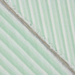Bambula Cotton Stripes Grün und Weiß - Ribes y Casals