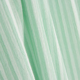 Bambula Cotton Stripes Grün und Weiß - Ribes y Casals