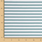 Grünlich blau-weiß gestreifter Baumwollstrickpullover - Ribes y Casals