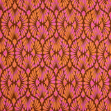 Viskose gestrickt Retro Bloom Rosa und Orange - Ribes y Casals