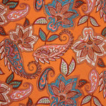 Viskose Paisley-Strick Bohemian Orange - Ribes y Casals