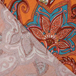 Viskose Paisley-Strick Bohemian Orange - Ribes y Casals