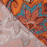 Viskose Paisley-Strick Bohemian Orange - Ribes y Casals