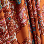 Viskose Paisley-Strick Bohemian Orange - Ribes y Casals