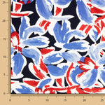 Blauer und roter Viskose-Blumen-Seemannsstich - Ribes y Casals