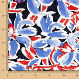 Blauer und roter Viskose-Blumen-Seemannsstich - Ribes y Casals