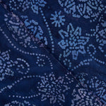 Gestrickte Baumwolle Batik Blau - Ribes y Casals