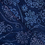 Gestrickte Baumwolle Batik Blau - Ribes y Casals