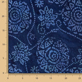 Gestrickte Baumwolle Batik Blau - Ribes y Casals