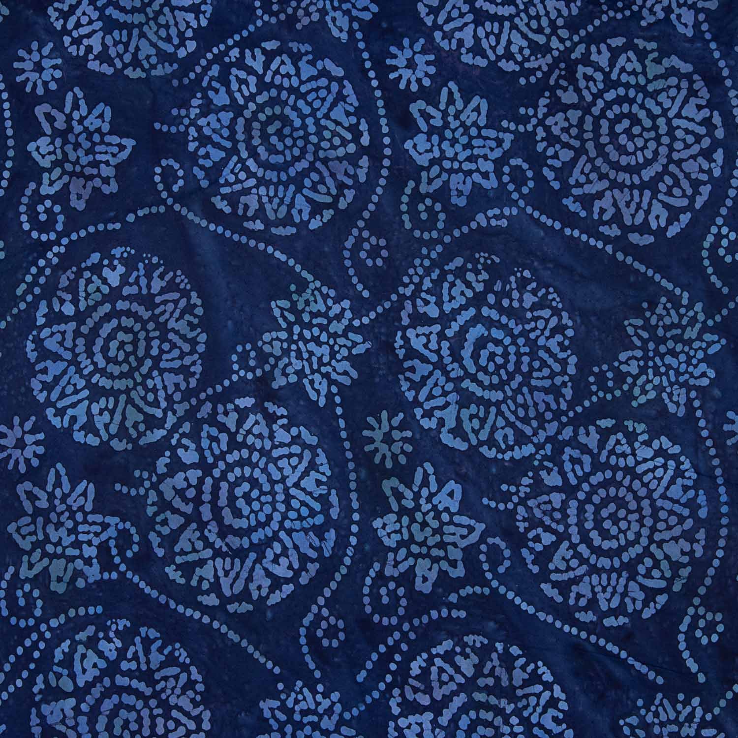 Gestrickte Baumwolle Batik Blau - Ribes y Casals