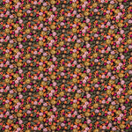 Bedruckte Viskose Floral Boheme Noir - Ribes y Casals