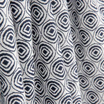 Popeline Baumwolle Jaipur Geo Navy Baumwolle - Ribes y Casals